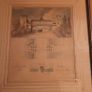 Vintage framed architectural print Image 2