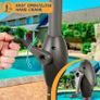 2.7M Grey Parasol Garden Umbrella Sun Shading | Water Repellent Polyester (UV 30)| Easy to Open and Close Crank Mechanism (FREE POSTAGE) Image 3