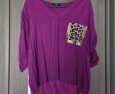 Worn once majenta blouse