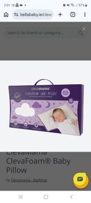 Clevamama baby pillow 0-12months