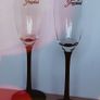Vintage Pair of 1990's "Freixenet" Champagne Flutes Image 3