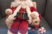 Christmas snoring santa decoration.
