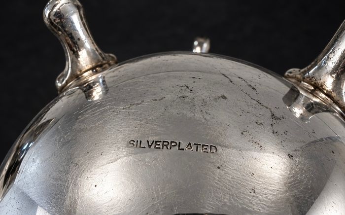 Vintage Silver-Plated Cream & Sugar Set