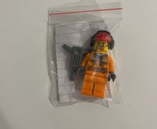 Lego City Construction Worker minifigure