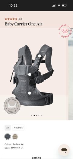 Baby Bjorn carrier