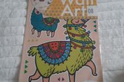 funky llama wall art