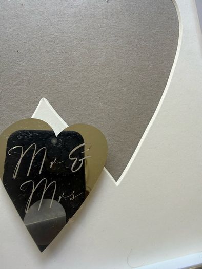 Mr & Mrs photo frame