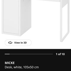 ikea desk and chair