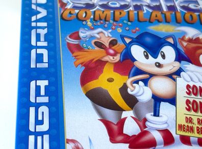 Sonic Compilation for Sega Mega Drive - Boxed and Minty