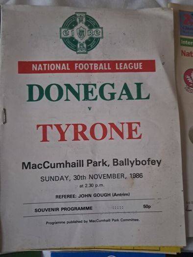 10 X GAA NFL Programmes