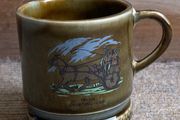 Irish Porcelain Irish Jaunting Car Cup