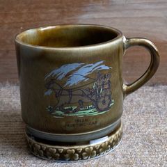 Irish Porcelain Irish Jaunting Car Cup