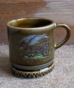 Irish Porcelain Irish Jaunting Car Cup