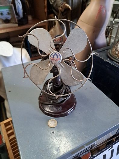 Antique Small German Fan