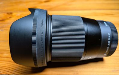 Sigma lens 16mm F 1.4 DC DN Canon EF-M