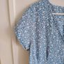 Ladies floral cotton button down dress UK size 14 in very good condition with no issues FREE STANDARD POSTAGE INCLUDED Image 4