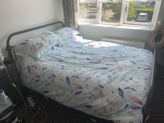 double bed fairly new