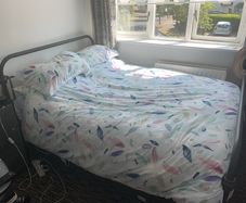 double bed fairly new