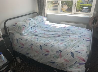 double bed fairly new