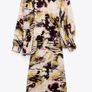 Zara multicoloured printed midi dress, xs Image 4