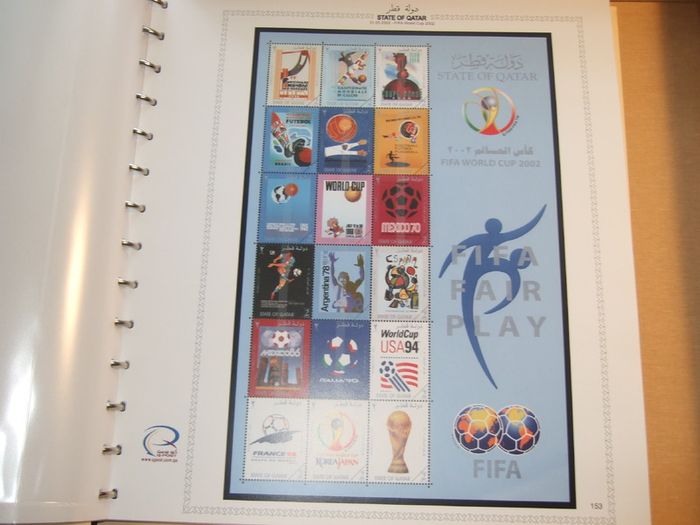 Stamp Album From Qatar.