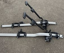 Roof rack bike holders