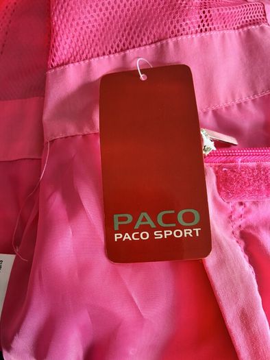 Brand-new Two-toned Pink Hooded Windbreaker Jacket from the Paco Sport  Size Medium UK 12/ EU 40