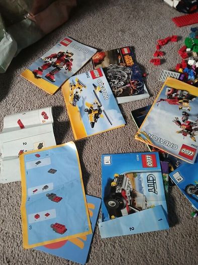 lego mix of retired pieces