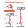 15000 Lumens, Three-Head Portable Camping Light with Individual Switch, Tripod Stand, 3.3 m Power Cord, for Indoor Outdoor Job Site Construction, IP65 Waterproof Image 4