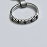 Brand New 9ct White Gold Sapphire & Diamond Eternity Ring Image 7