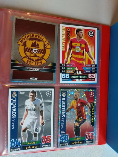Match Attax 15/16 in Binder.  (Other seasons also)