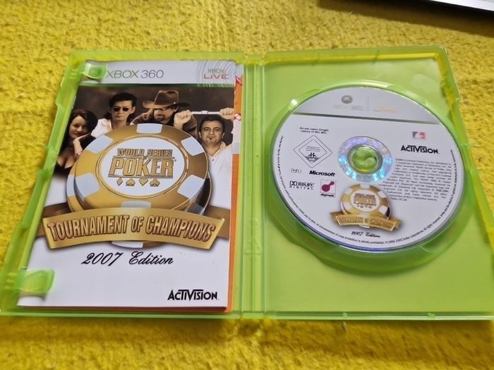 World Series of Poker Tourment of Champions 2007  Xbox 360 Games Original