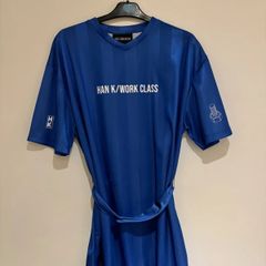 Han Kjobenhavn Sport Tee Dress Blue SS20 Size S 36 8