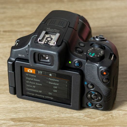 Canon PowerShot SX60 HS 16.1MP Bridge Camera 65x Optical Zoom Wildlife Photography Wi-Fi Flash 1080P Video