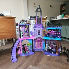 Monster High School with dolls