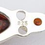 925 Sterling Silver & Natural Baltic Amber Pendant Image 5