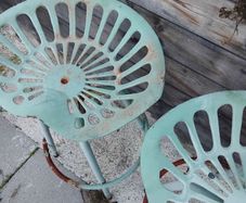 Tractor seat high stools