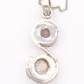 Sterling Silver Rose Quartz & Mother Of Pearl Necklace Image 3