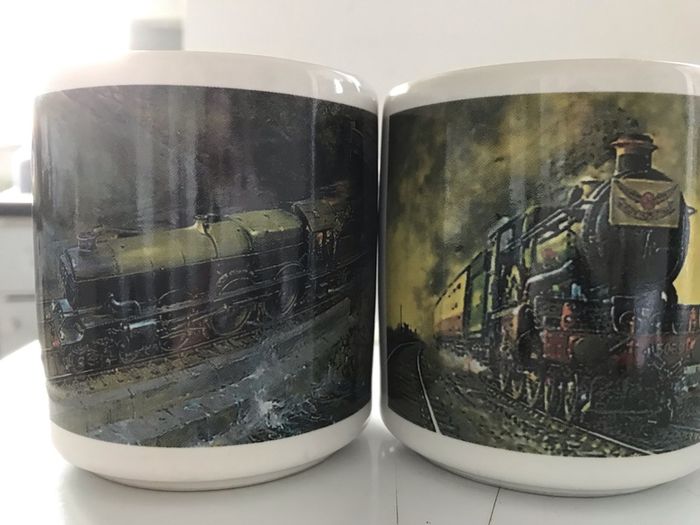 Vintage Royal Mail Famous Trains Mugs