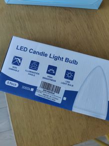 LED Candle Light Bulbs (6 pack)