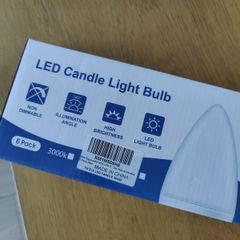 LED Candle Light Bulbs (6 pack)