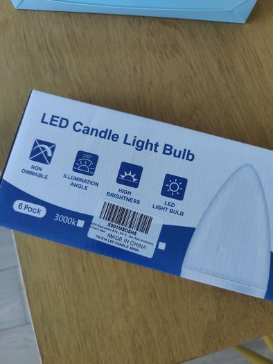LED Candle Light Bulbs (6 pack)