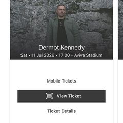 2 Dermot Kennedy Tickets