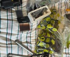 collection of camers bits and bobs