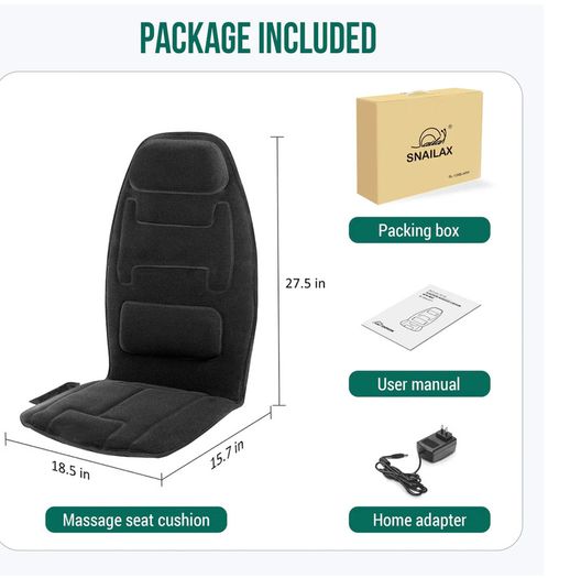 Snailax Massage Chair pad with heat