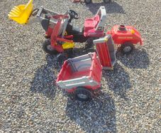 Massey Ferguson Kids tractor (rolly toys) with attachments