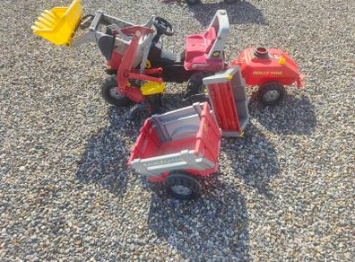Massey Ferguson Kids tractor (rolly toys) with attachments