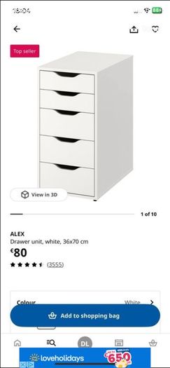 ikea Alex Drawers
