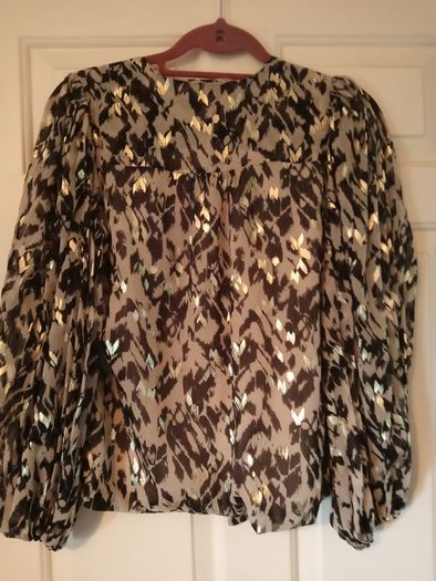 Part Two Gold foil blouse