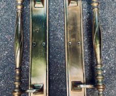 Large Brass Antique Ornamental Door Pull Handles